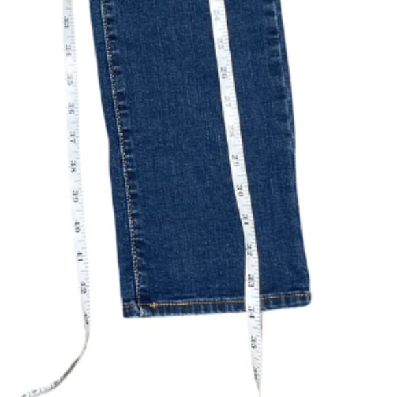 Levi's Denizen Modern Slim Denim Embroidered Straight Leg Jeans Sz 27 - Picture 5 of 8